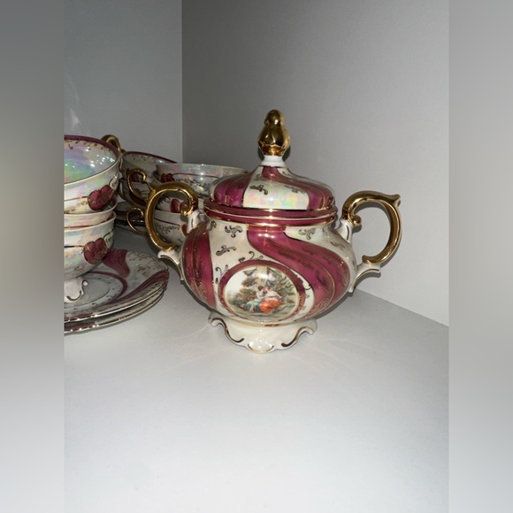 Antique Porcelain large China Set from the USSR Volkstedt - Picture 6 of 16